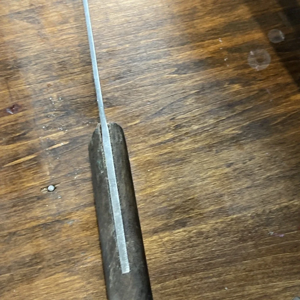 Antique J A Henckels Twinworks Germany Carbon Steel 5 1/2‎ Chef Knife Butcher